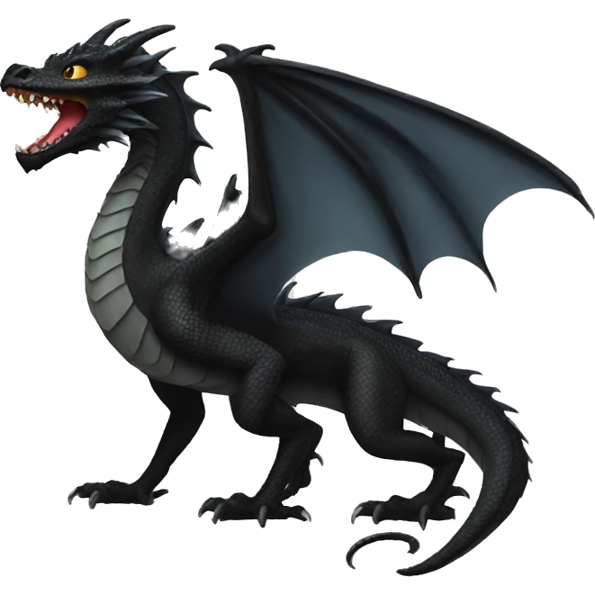black dragon emoji