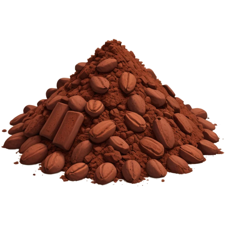 cacao en polvo emoji