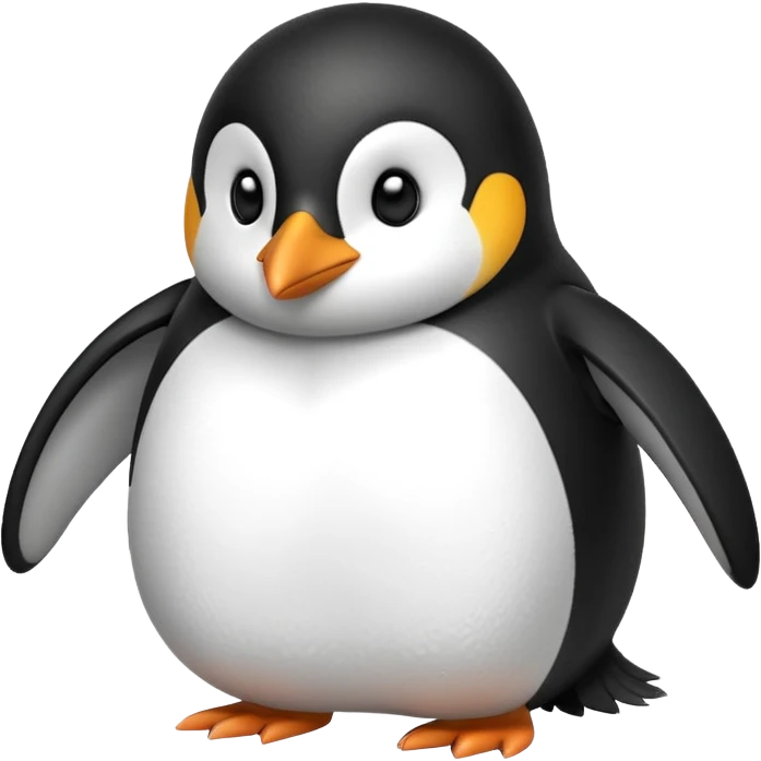 펭귄이 추워하는 모습 emoji