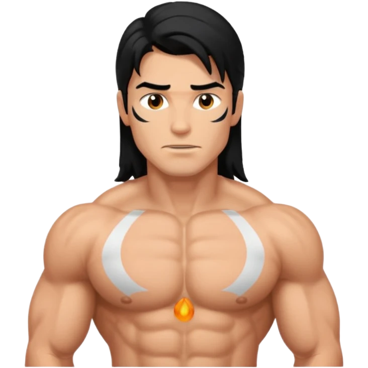 James iha long black hair shirtless emoji
