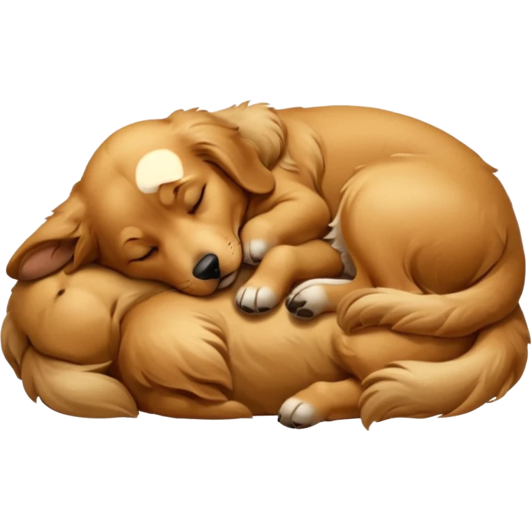 dog sleeping emoji