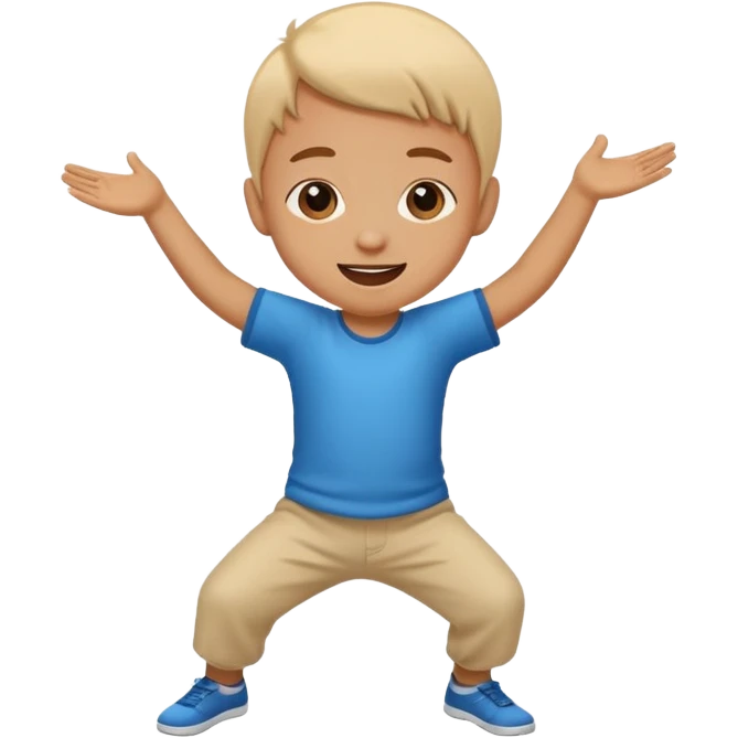 dance small kid emoji