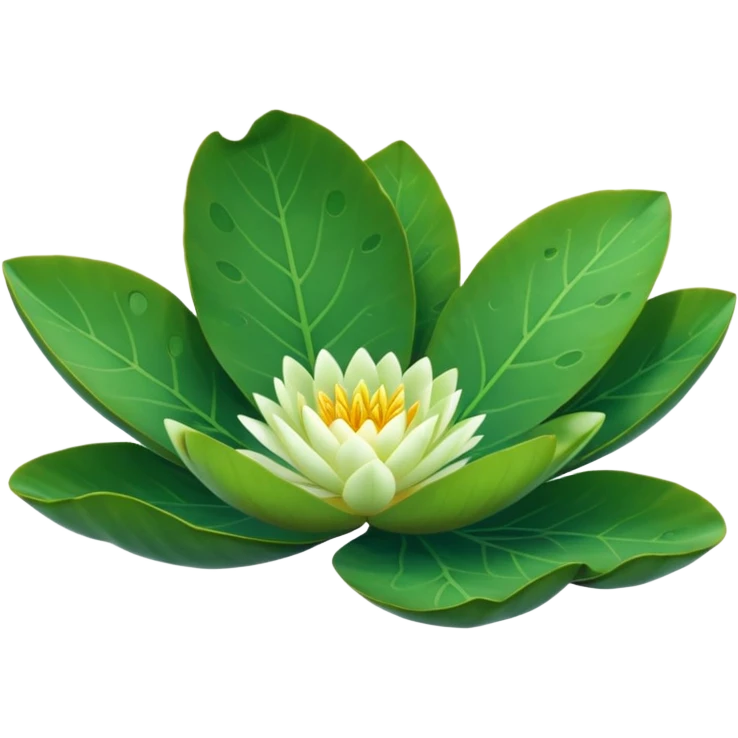 Water lily leaf emoji
