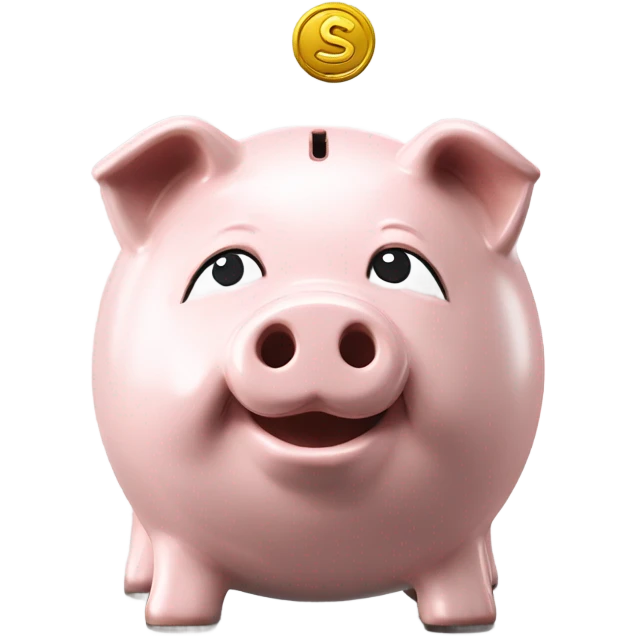 Pig for savings emoji