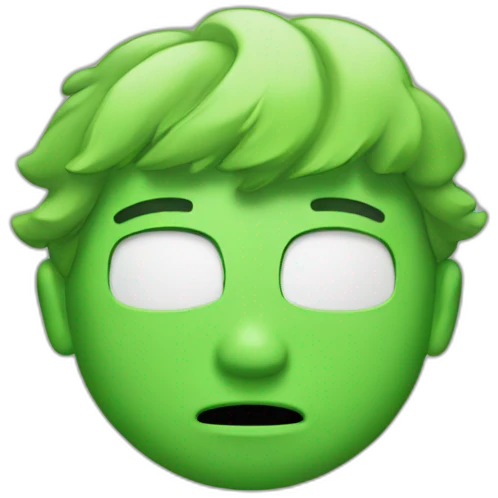 Glitch grenn emoji