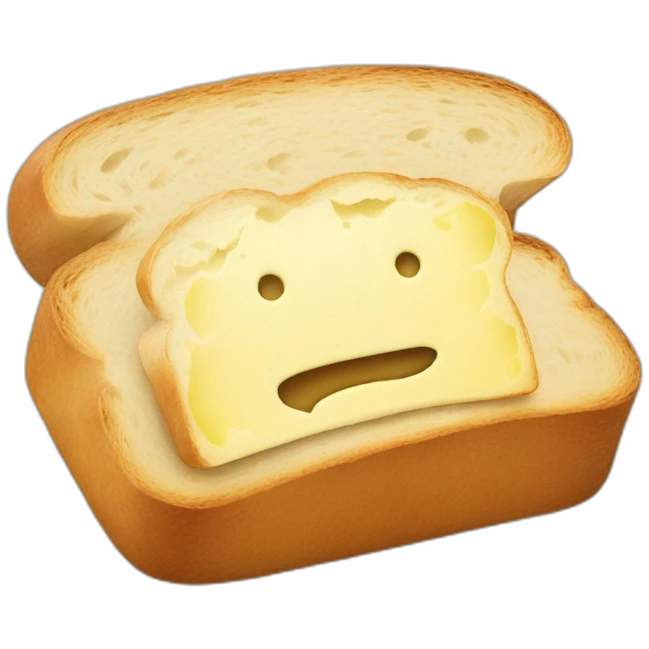 Bread with butter  emoji