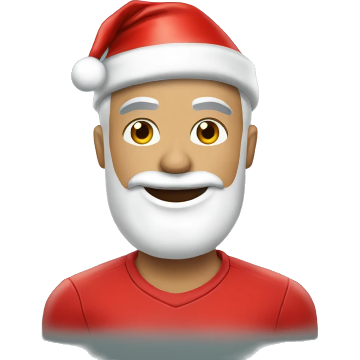 cristiano ronaldo with santa hat emoji