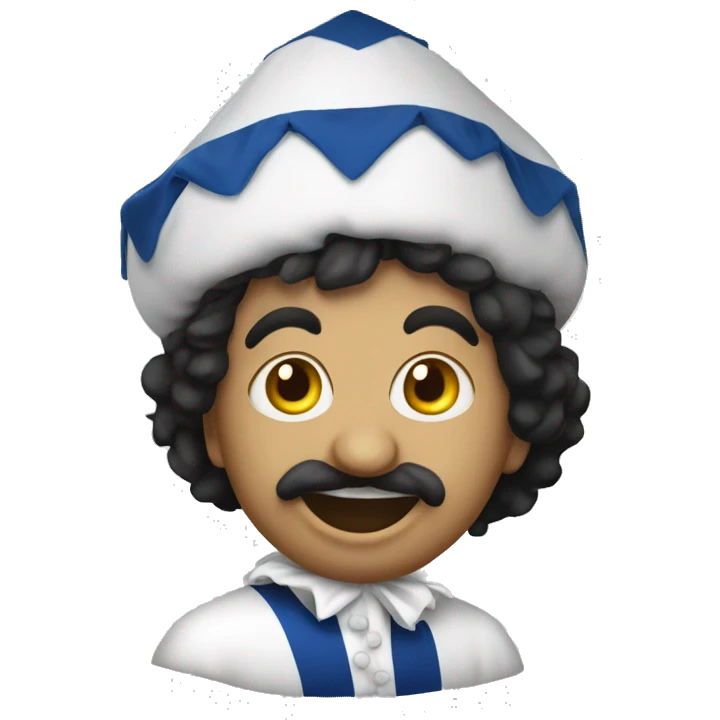 pulcinella napoli occhi azzurri emoji
