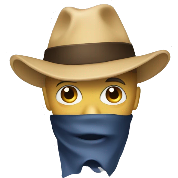 word with hat emoji