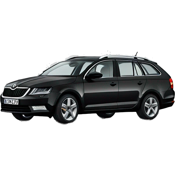 Skoda octavia combi black emoji