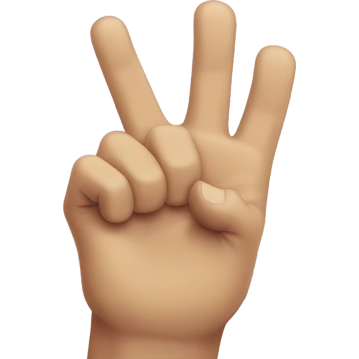 a hand showing the "hang loose" sign emoji