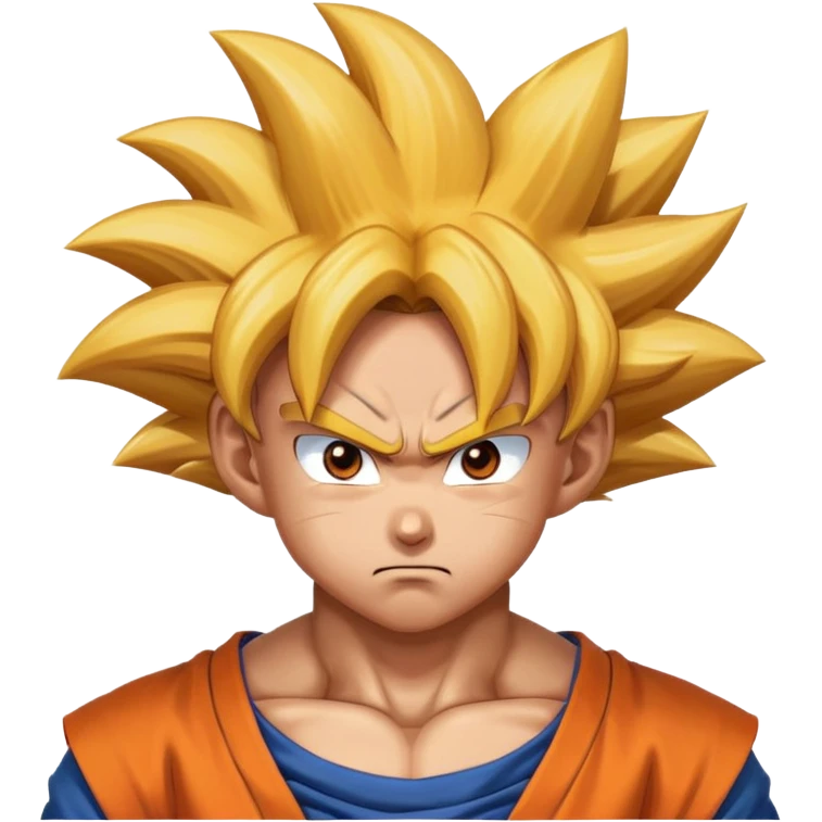 Goku face expression  emoji