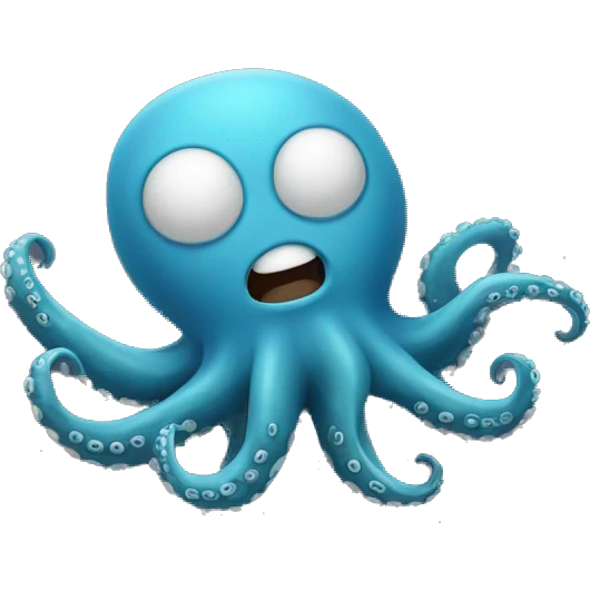 Octopus hitting the griddy emoji