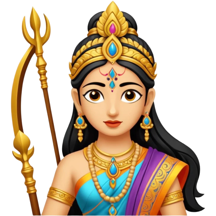 Lord Ram sita and bow emoji
