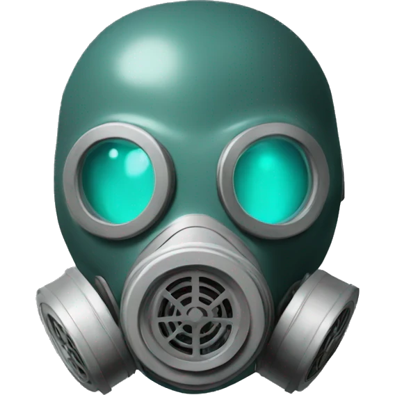 Gas mask squirtle emoji