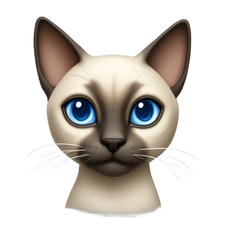 Siamese cat emoji