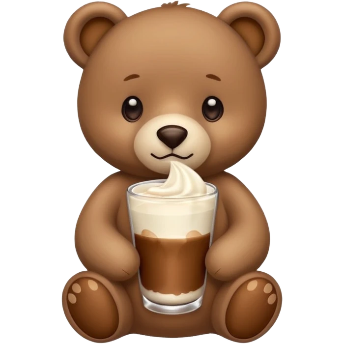 milk and mocha bear  emoji