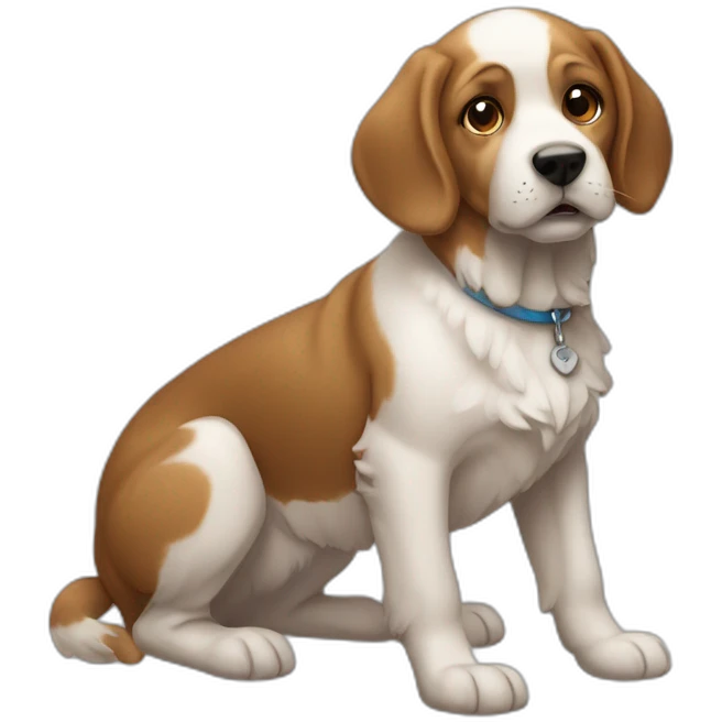 KÖpek yüzüyor emoji