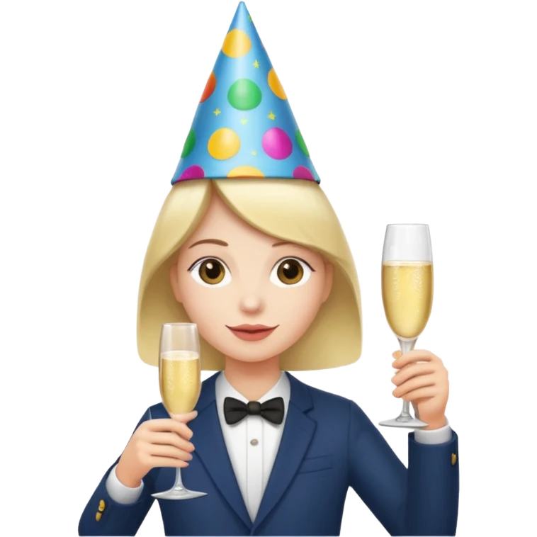 Adolf hitler party hat emoji
