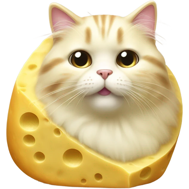 Cheese cat emoji