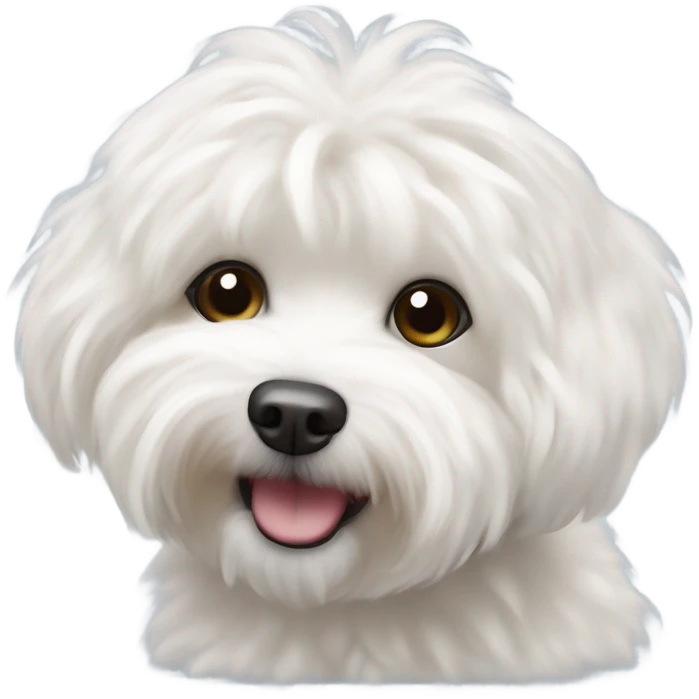 Bichon havanese dog emoji
