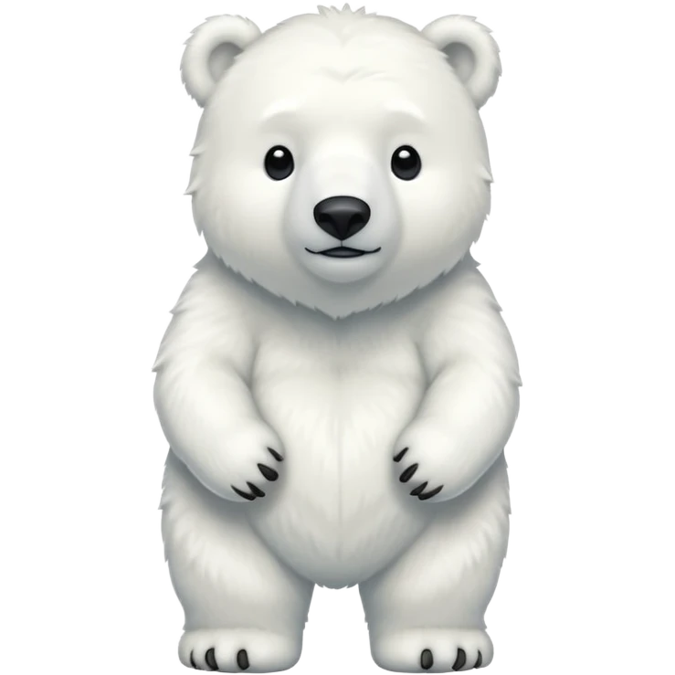 White Bear whole body   emoji