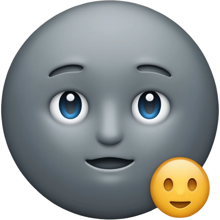Gray circle emoji