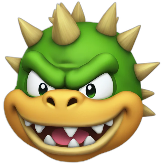 Bowser head emoji