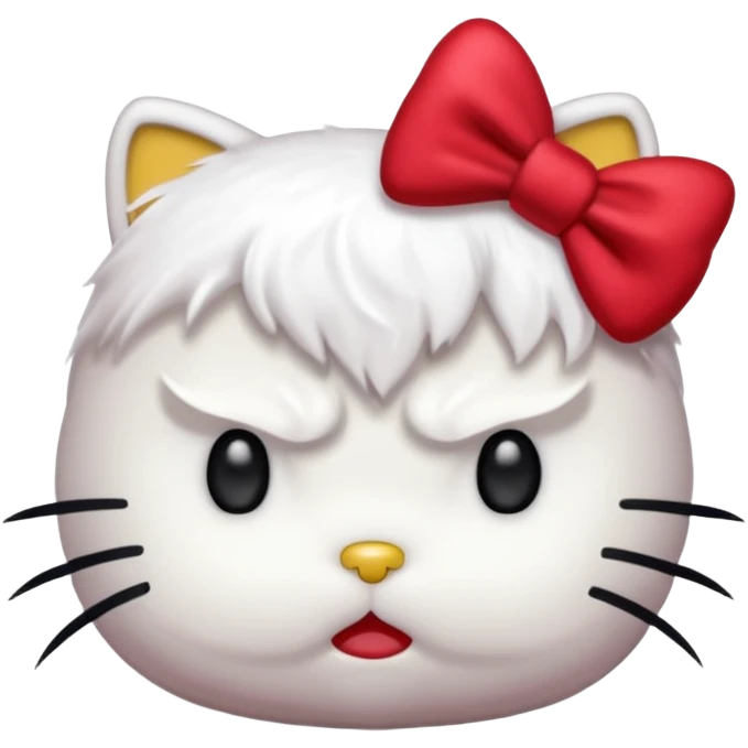 hello kitty angry emoji