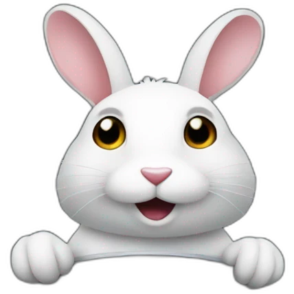 Rabit on Rocket emoji