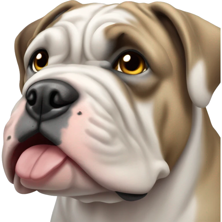 merle olde english bulldog emoji