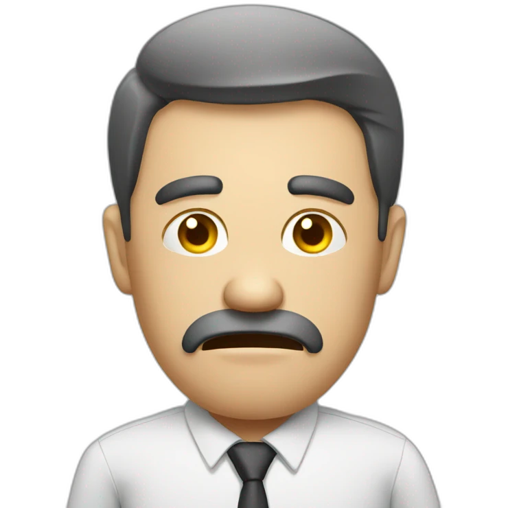 Stress-Office-Man-Annoyed emoji
