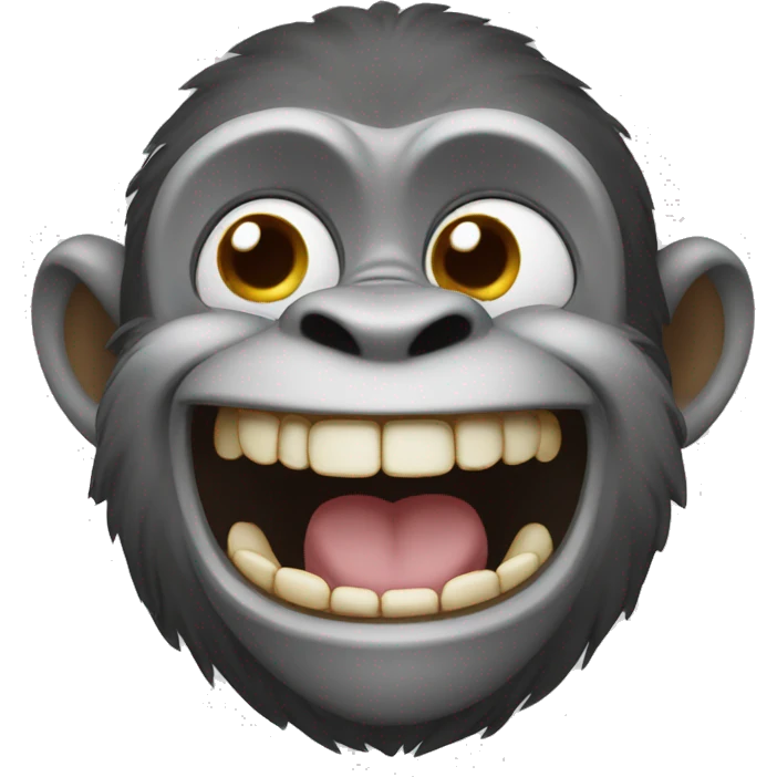 Laughing monkey emoji