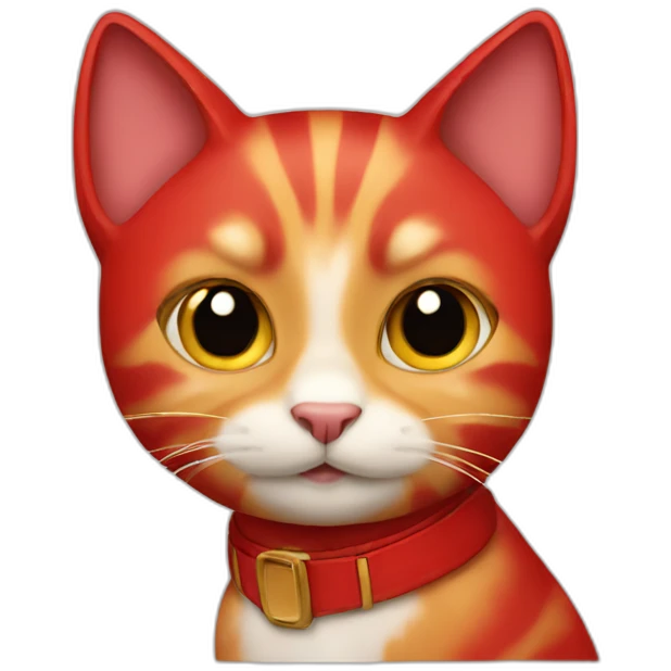 super cat red emoji