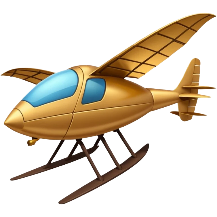 dune ornithopter no legs simplified bold emoji style emoji