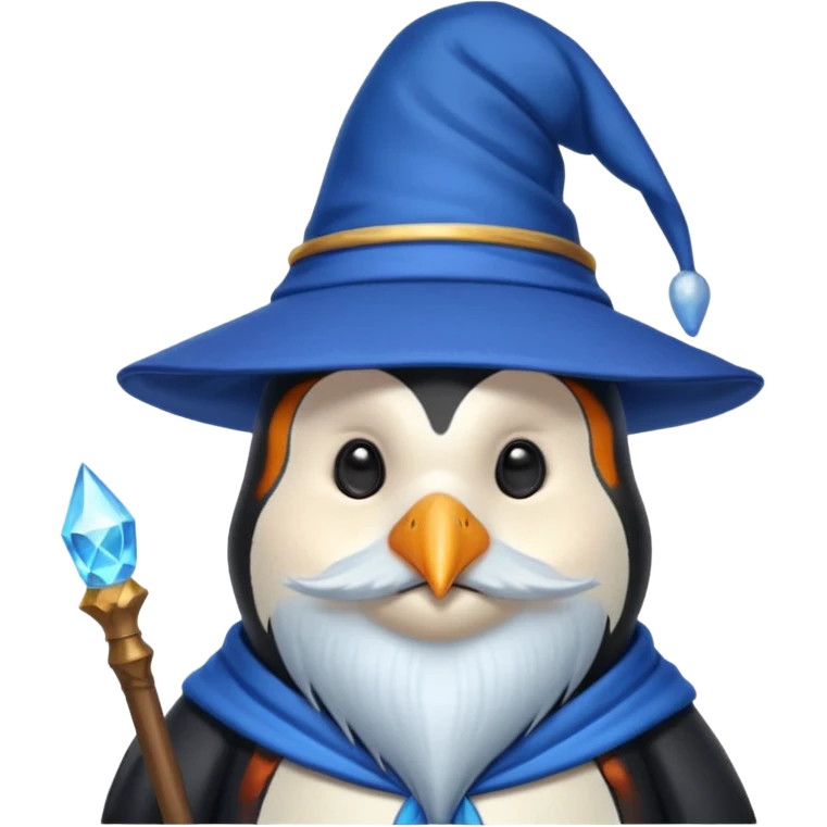Penguin Wizard emoji
