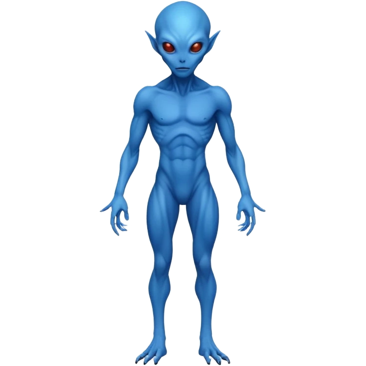 fullbody alien hybrid Essassani emoji