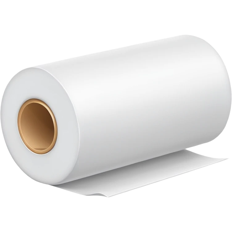 white paper roll emoji