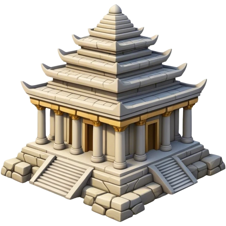 Creating temple  emoji