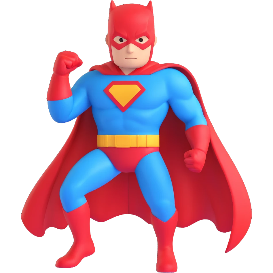 superhero landmark emoji