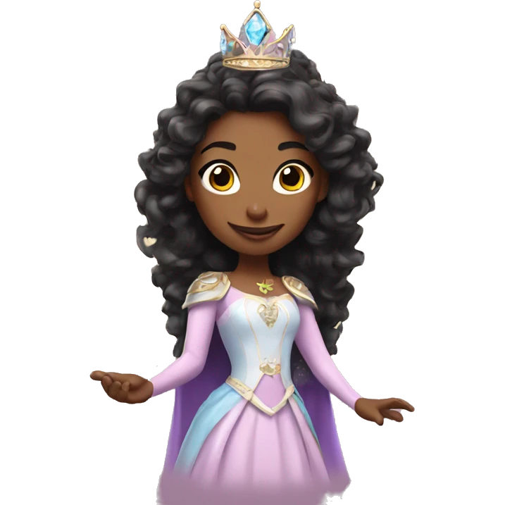 future princess with magic emoji