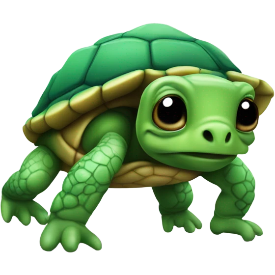 Breakdancing turtle  emoji