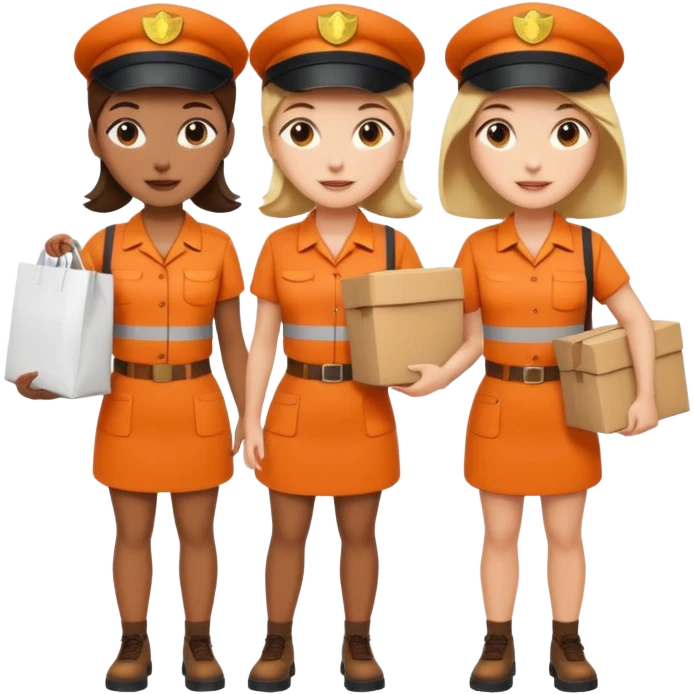 delivery girls emoji