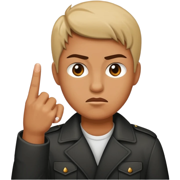 Stick the Chinese rude finger up  emoji