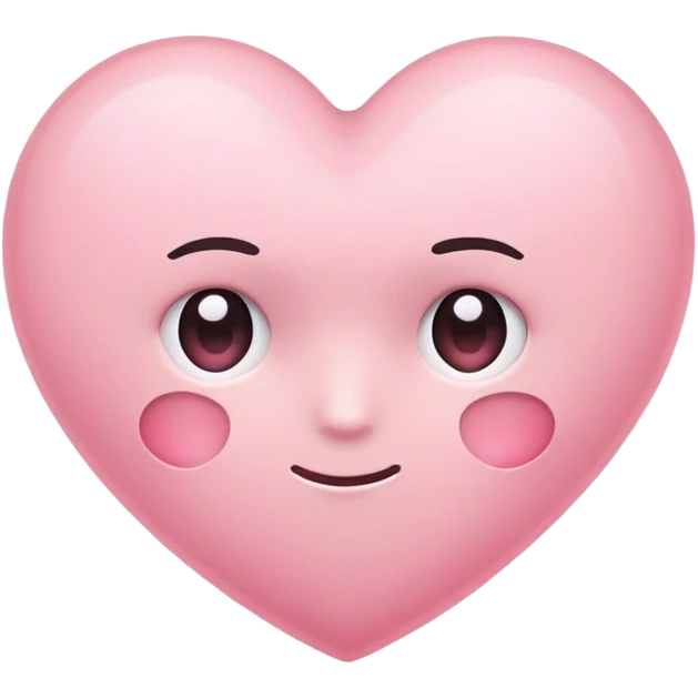 Thoughtful heart emoji