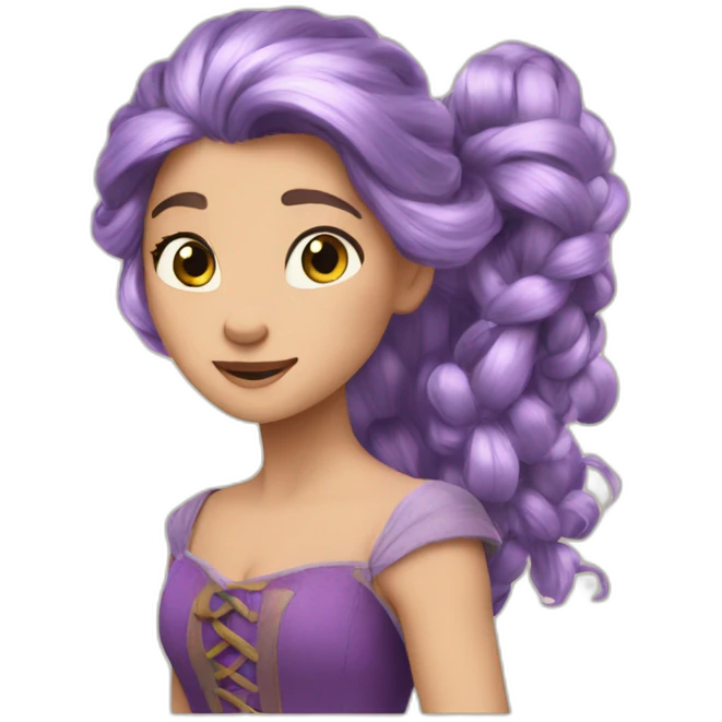 Raiponce  emoji