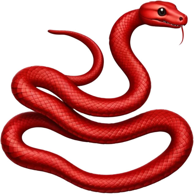 red snake emoji