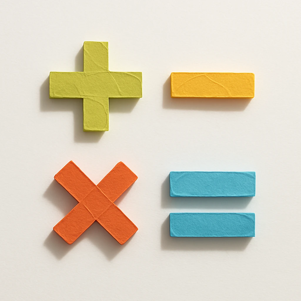 Mathematical symbols emoji