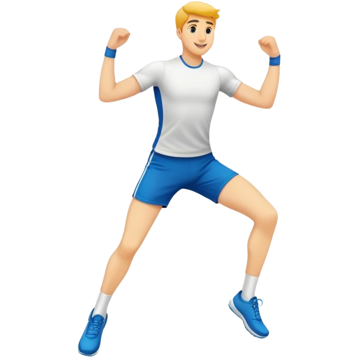 High knees dancing emoji