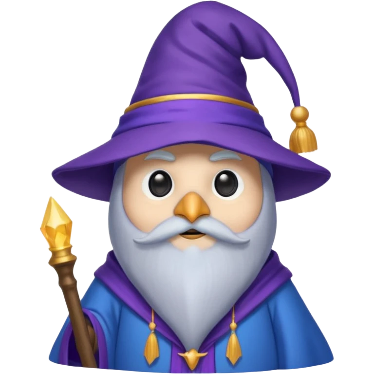 Penguin Wizard emoji